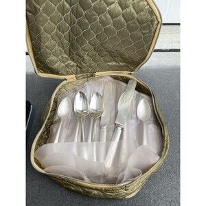 Antique 1920's 33Pieces Wm Rogers & Son LaFrance Pattern Silverware Utensils